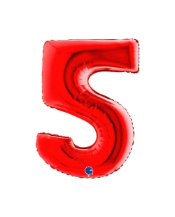 Forma Numero 5 Rojo 71X90cm (0,074m3)