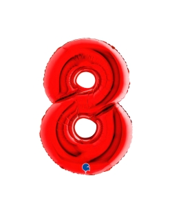 Forma Numero 8 Rojo 65X94cm (0,075m3)