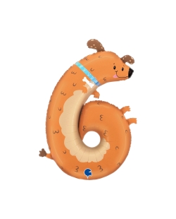 Forma Numero 6 Perro 64X90cm (0,046m3)