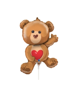 Mini Forma Oso Corazon 23X31cm