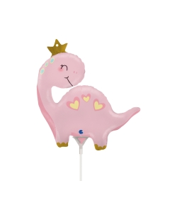 Mini Forma Dinosaurio Rosa 26X27cm