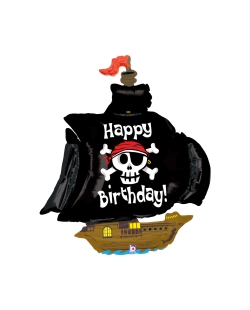 Forma Barco Pirata Happy Bday 80X87cm (0,066m3)