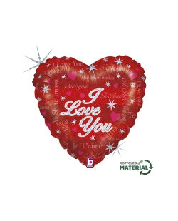 18/46cm Corazon I Love You Brillante (0,014m3)