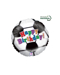 18/46cm Balon Futbol Happy Birthday (0,015m3)