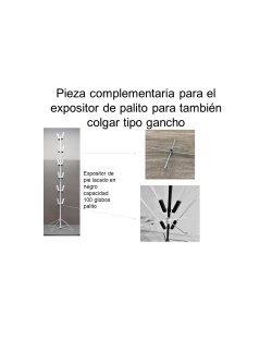 GANCHOS PARA EXPOSITOR DE ARBOL PALITO