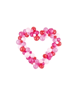 Guirnalda Tira 68 Globos Rosas 160cm ***OFERTA DTO NO ACUMULABLE