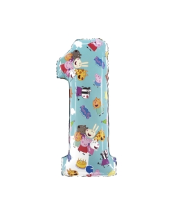 Forma Numero 1 Peppa Pig 33 X 71cm (0,030m3)