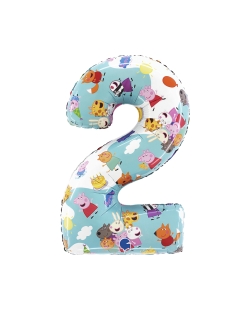 Forma Numero 2 Peppa Pig 33X71cm (0,033m3)