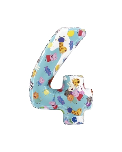Forma Numero 4 Peppa Pig 52 X 72cm (0,025m3)