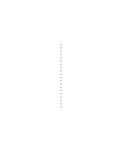 Guirnalda Corazones Rosa 3.5m ***OFERTA DTO NO ACUMULABLE