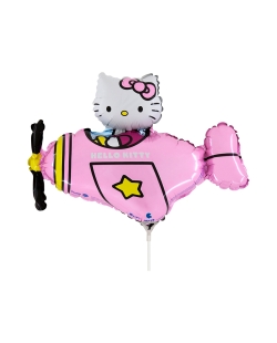 Mini Forma Hello Kitty Avion Rosa 