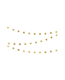Guirnalda Estrellas Oro 3.6m ***OFERTA DTO NO ACUMULABLE