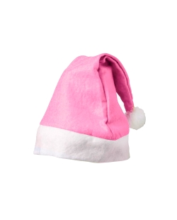 Gorro Navidad Rosa Claro
