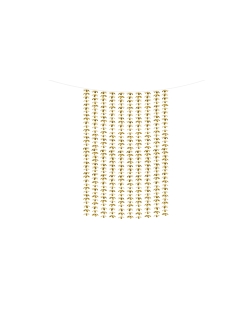 Cortina Flores Oro 100X210cm ***OFERTA DTO NO ACUMULABLE