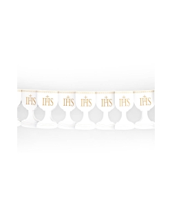 Guirnalda Papel Caliz Blanco 3m ***OFERTA DTO NO ACUMULABLE