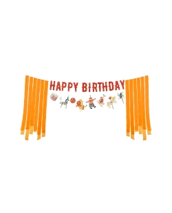 Guirnalda Happy Bday Circo 275cm ***OFERTA DTO NO ACUMULABLE