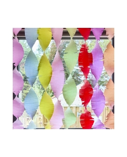 Serpentinas Crepe Banquete Brillante 8 X 15cm X 20m Papel
