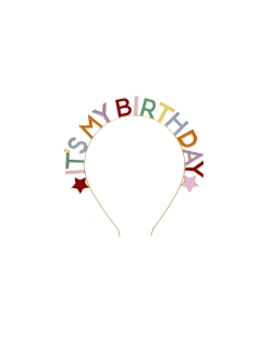 Diadema Metal Banquete Brillante Its My Bday