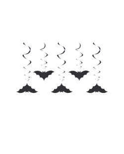 Deco Colgante Murcielagos Papel