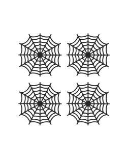 Mantel Individual Telaraña Fieltro