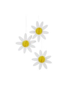 Decoracion Nido Abeja Margarita 30 X 30cm