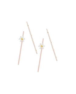 Pajitas Papel Margarita 20cm