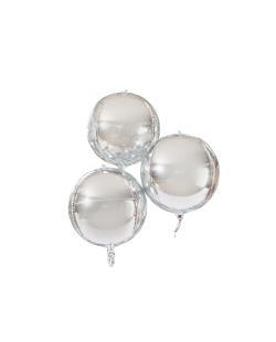 Esfera Plata 37,5cm Foil