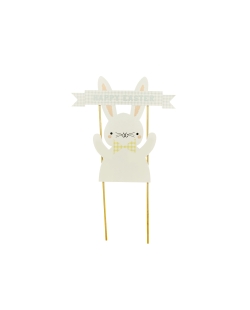 Deco Pastel Conejo Pascua 17 X 23cm Carton