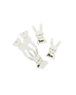 Tarjetas Sitio Conejo Pascua 5 X 10,5cm Carton