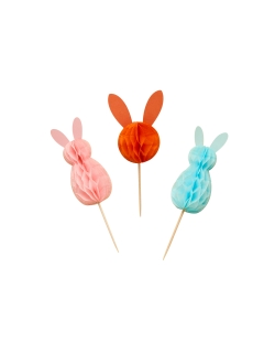 Pinchos Conejo Panal Abeja 3 X 8cm