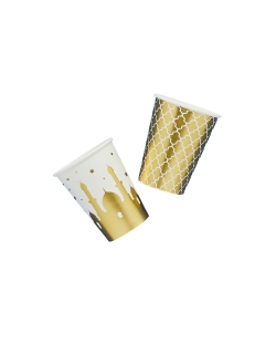 Vasos Papel 250ml Eid Mubarak