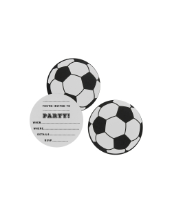 Invitaciones Futbol 11 X 11cm
