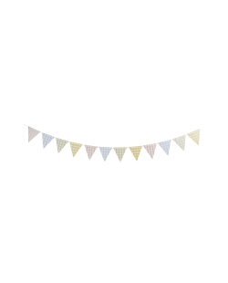 Banderines Cuadros 15,5 X 14cm X 2,5m Carton