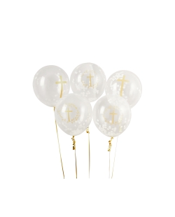 Globo Late X 30cm Confeti Cruz