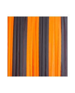 Deco Serpentinas Negro Y Naranja