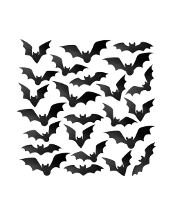 Pegatinas Ventana Murcielagos