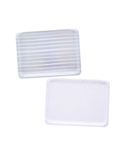 Bandejas Iridiscentes 29 X 39cm Papel