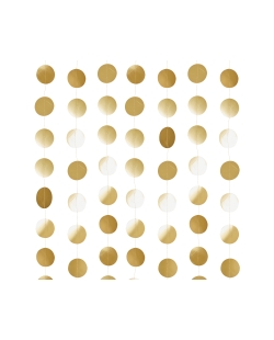 Deco Tira Circulos Oro 7 X 7cm X 20m Carton