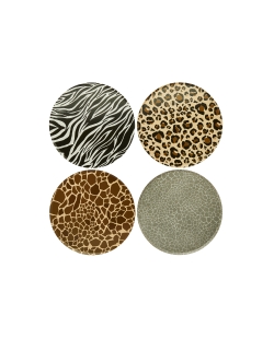 Platos Papel 22,5cm Animal Print