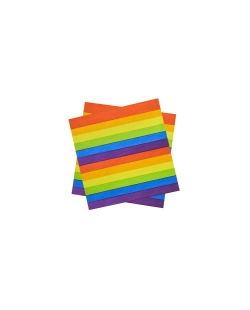 Servilletas 33 X 33cm Arcoiris