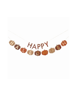 Guirnalda Calabaza Happy Halloween X2 2m Carulina