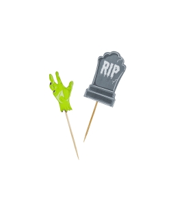 Palillos Comida Zombi Carton