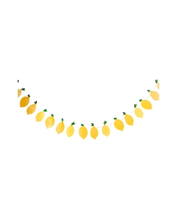 Guirnalda Limones 8 X 14cm X 2.5m Carton