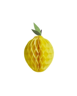 Decoracion Nido Abeja Limones 25 X 30cm
