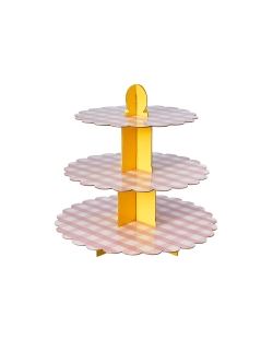 Soporte Pastel Cuadros 3 Niveles 34 X 35cm