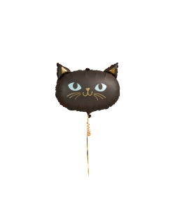Globo Foil 18/45cm Gato Negro