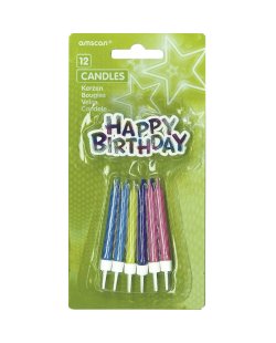 Velas Espiral Happy Birthday 6.3cm 