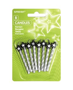 Vela Plata Con Estrella 