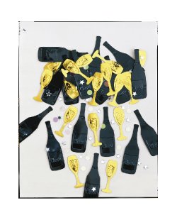 Confeti Botellas Y Copas 14gr 