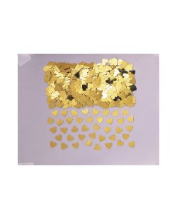 Confeti Corazones Mini Oro 14gr 